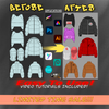 Winter & Fall Clothing Mockup Bundle – 50 Apparel Templates🍁
